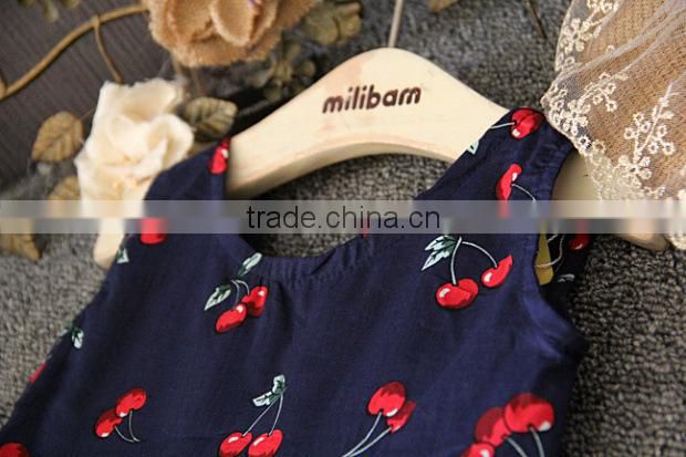 Hot sell high quality new fashion design girls dresses for 100-140cm girls