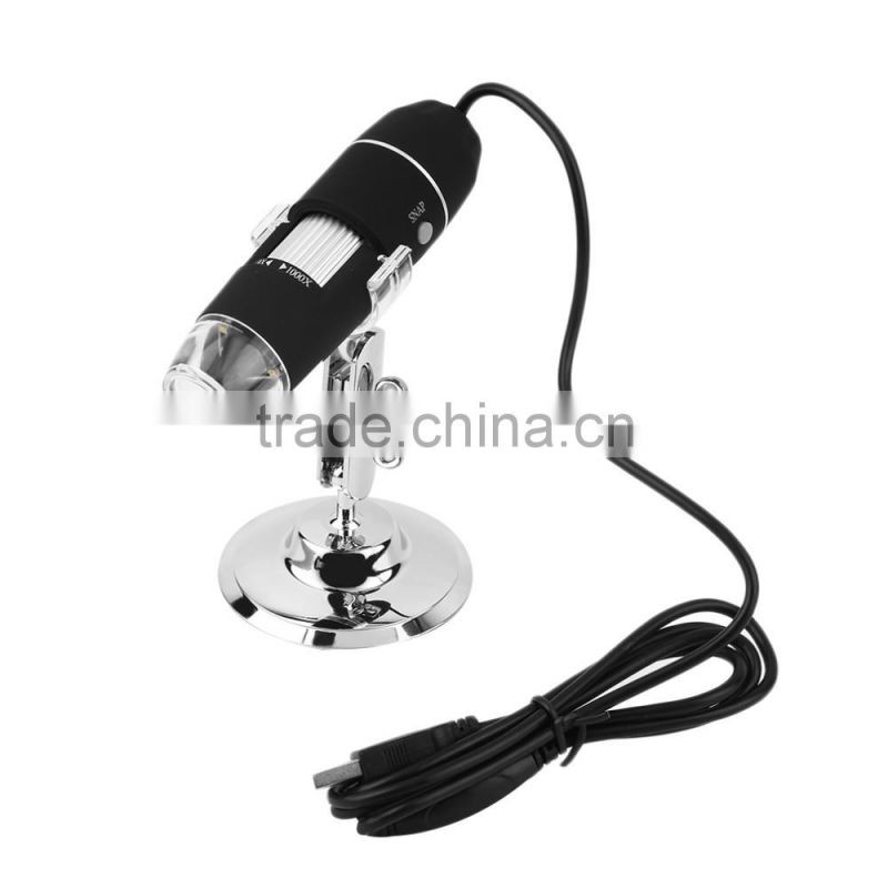 New Mega Pixels 1000X 8 LED USB Digital Microscope Endoscope Camera Microscopio Magnifier Z P4PM Free Shipping
