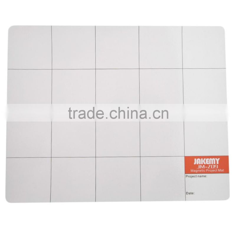 Magnetic Project Mat Plaid Aid Tool w/Marker Pen Mobile Phone Repair