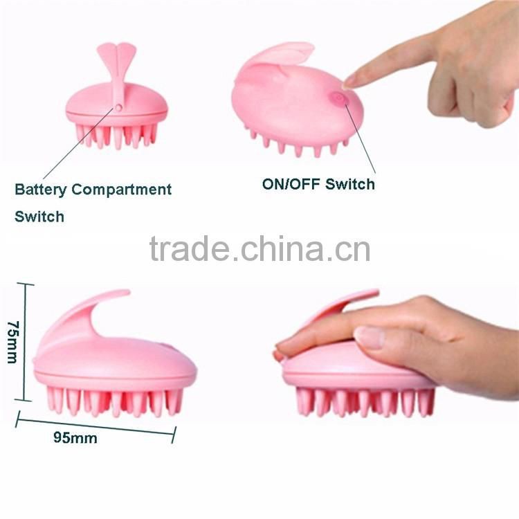 Cute Rabbit Shampoo Head Massager Electric Scalp Massager