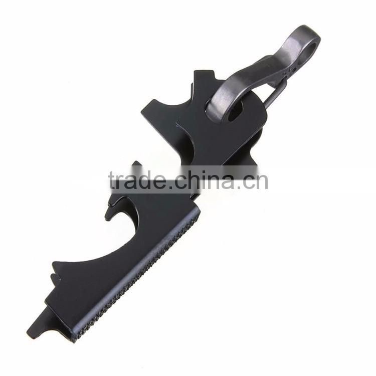 2017 New Arrival 8-in-1 Keychain Gadget Utility Key Ring EDC Multi-function Pocket Tool Survival Hot Sale