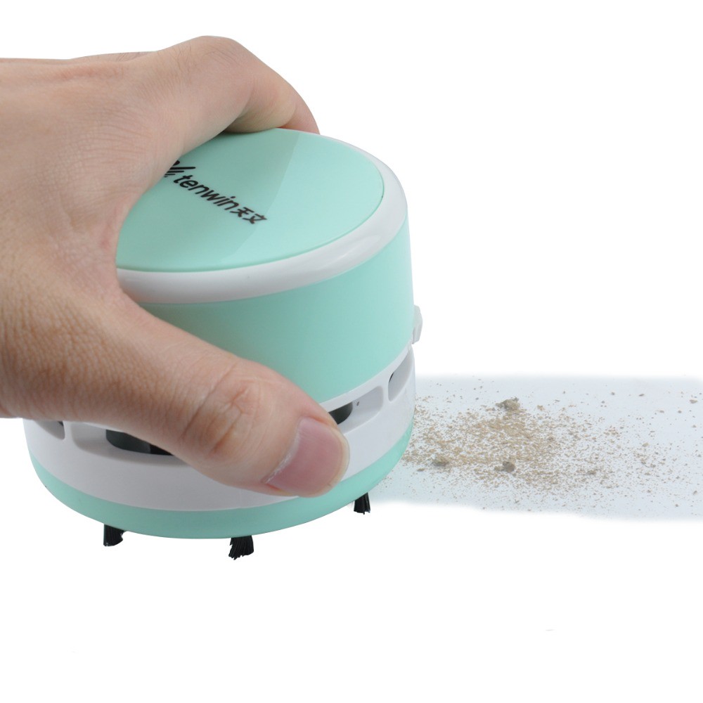 Cute Mini Desk Table Dust Keyboard Dust Vacuum Cleaner Sweeper Unique Small Vacuum Hand Held Sweeper For Home Office