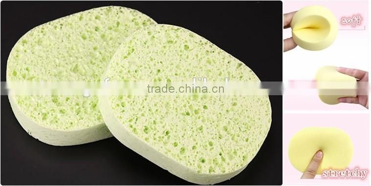 2016 new factory wholesale round and polygon shape latex-free cosmetic sponge powder puff