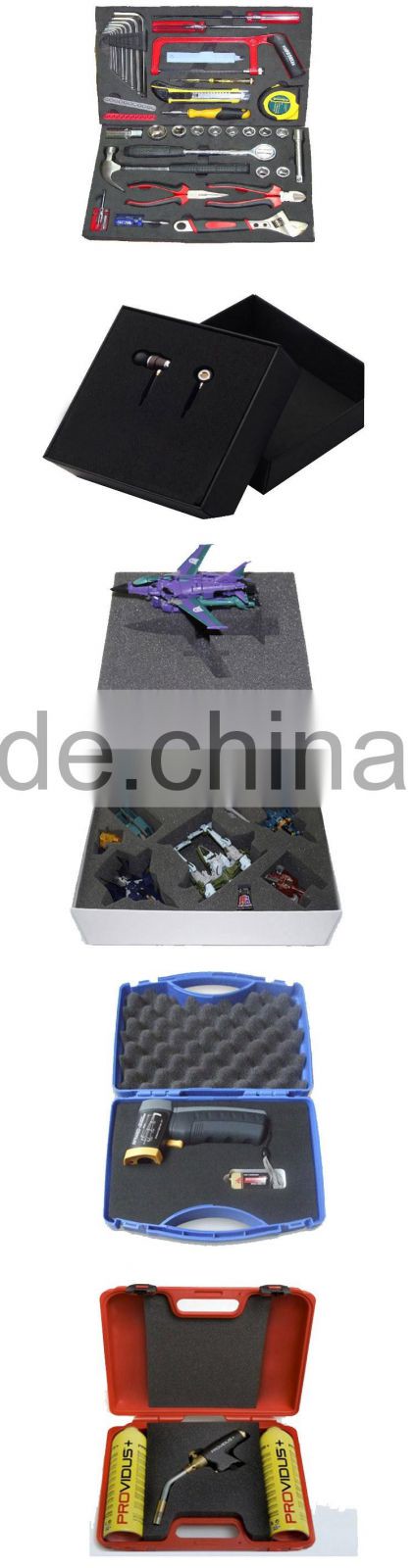 Factory directly sale customized cut out inlay package foam insert