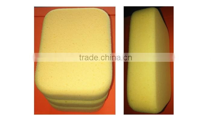 Factory sale car wash sponge, high quality car coating sponge, car cleaning edge polishing sponge