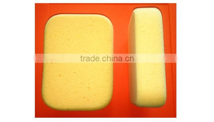 Factory sale car wash sponge, high quality car coating sponge, car cleaning edge polishing sponge