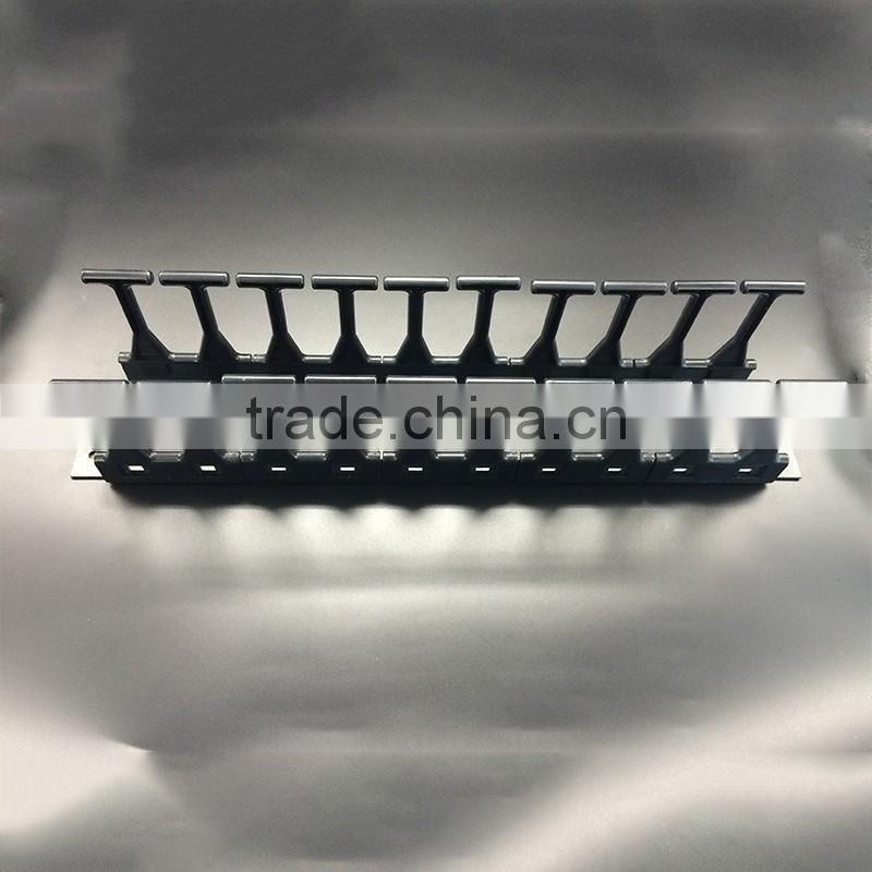 free-combination Cable Management Ring For Flexible Cable Management,install on Network Cabinet