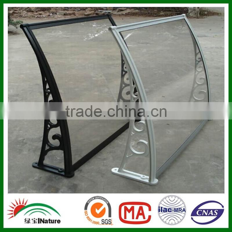 Foshan smart shade awning ! Environmental pc polycarbonate sheet canopy