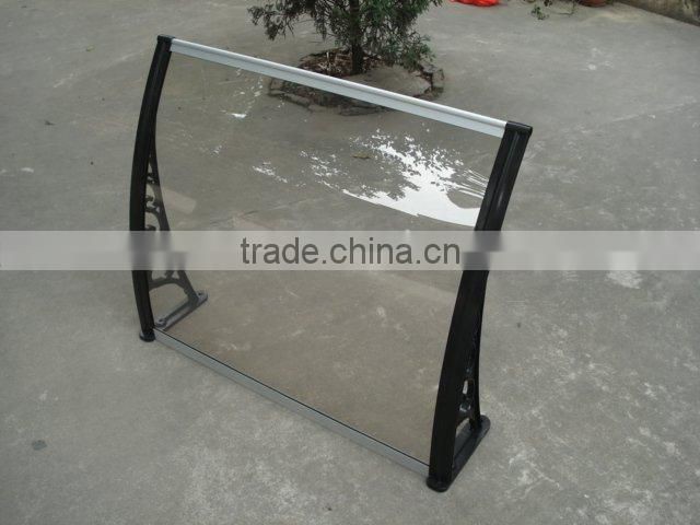 Aluminum door or window canopy in outside