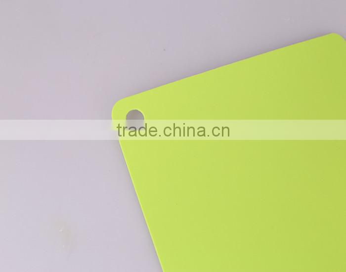 New design products houseware pink and green fresh color fruits and vegetables cutting board