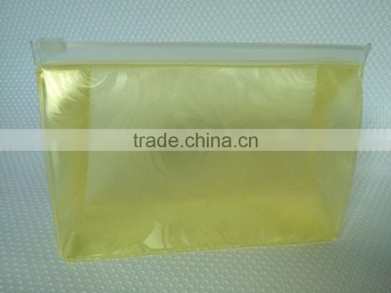 High quality non-toxic, eco-friendly embossed rose make up bag, EVA travel cosmetic bag