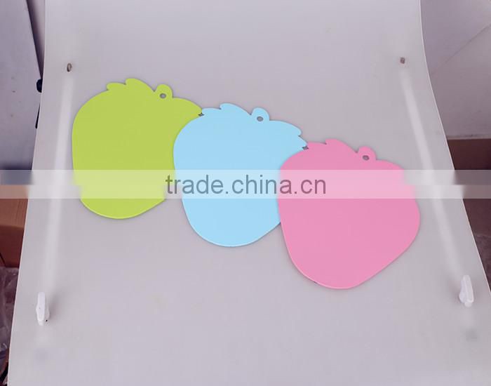 2016 new product flexible chopping board anti slip cutting board eva cutting mat set