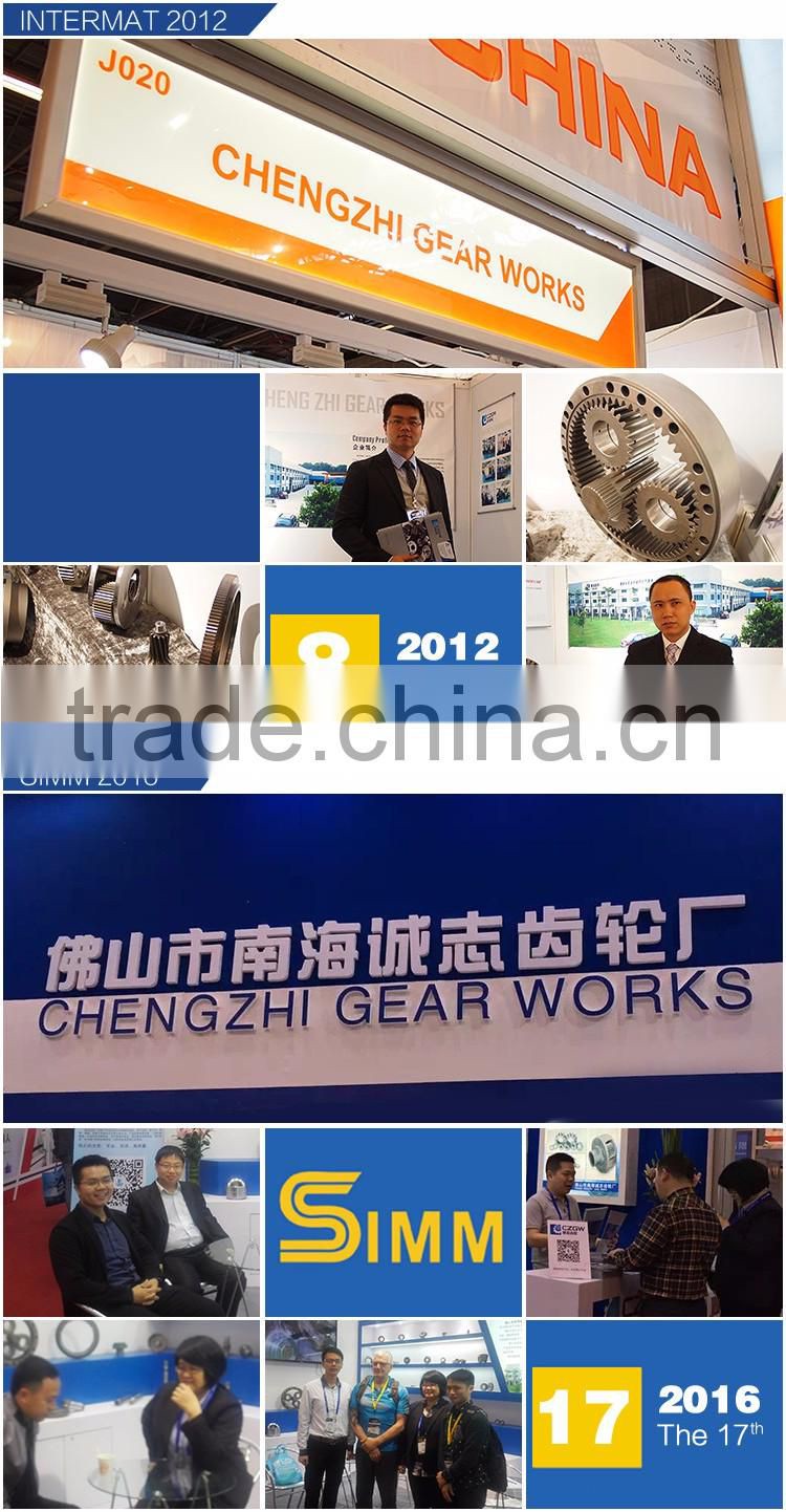 High Precision Stainless Steel/Brass Hub Mount Gear