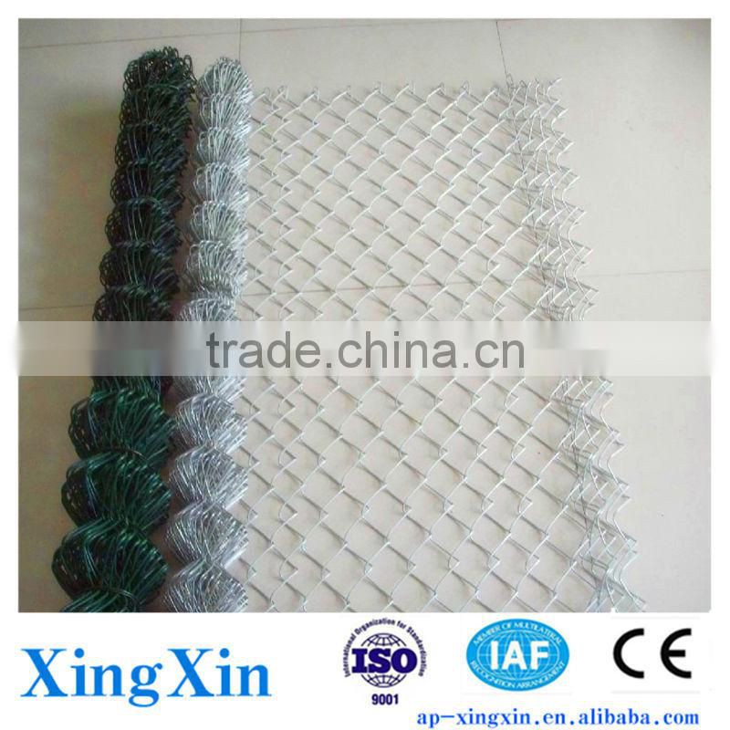 Alibaba outdoor fence temporary, Wrapped Type Chain Link Fence, Chain Link Fence Weaving Mesh (Pd - 031)