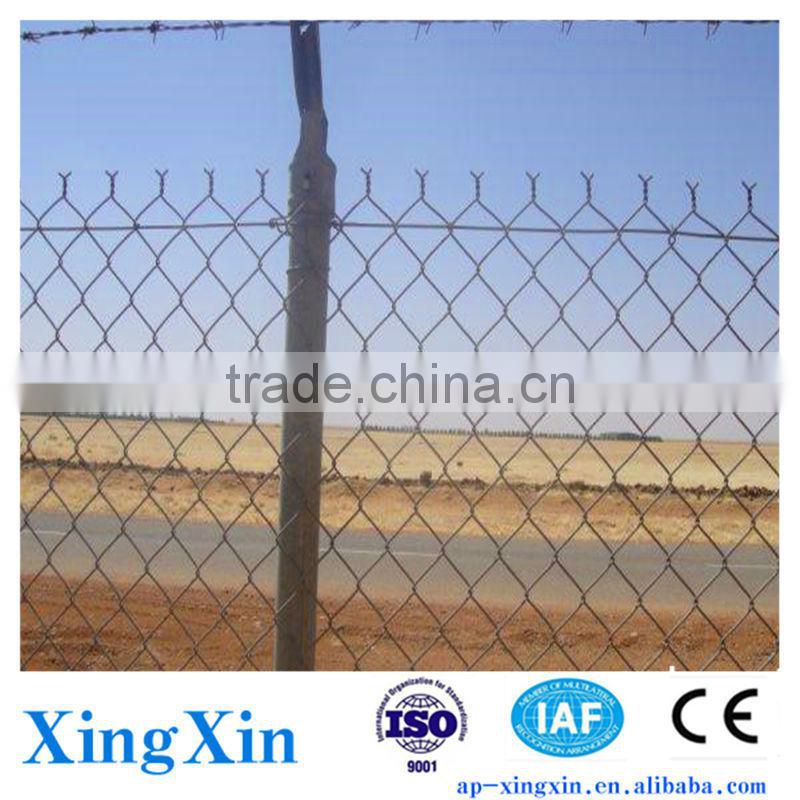 Alibaba outdoor fence temporary, Wrapped Type Chain Link Fence, Chain Link Fence Weaving Mesh (Pd - 031)