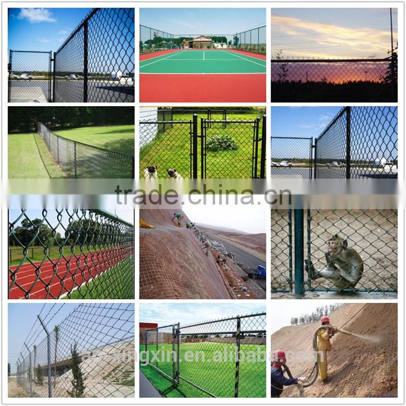 Alibaba outdoor fence temporary, Wrapped Type Chain Link Fence, Chain Link Fence Weaving Mesh (Pd - 031)