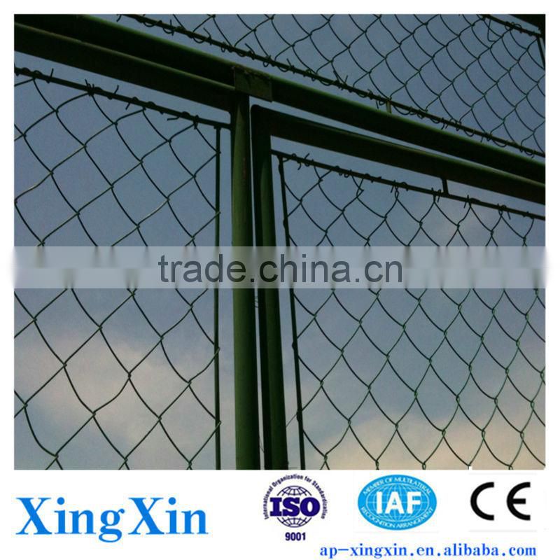Alibaba chain link diamond mesh fence, Chain Link Fence Weaving Mesh, Square Wire Mesh Chain Link Fence (Pd - 035)