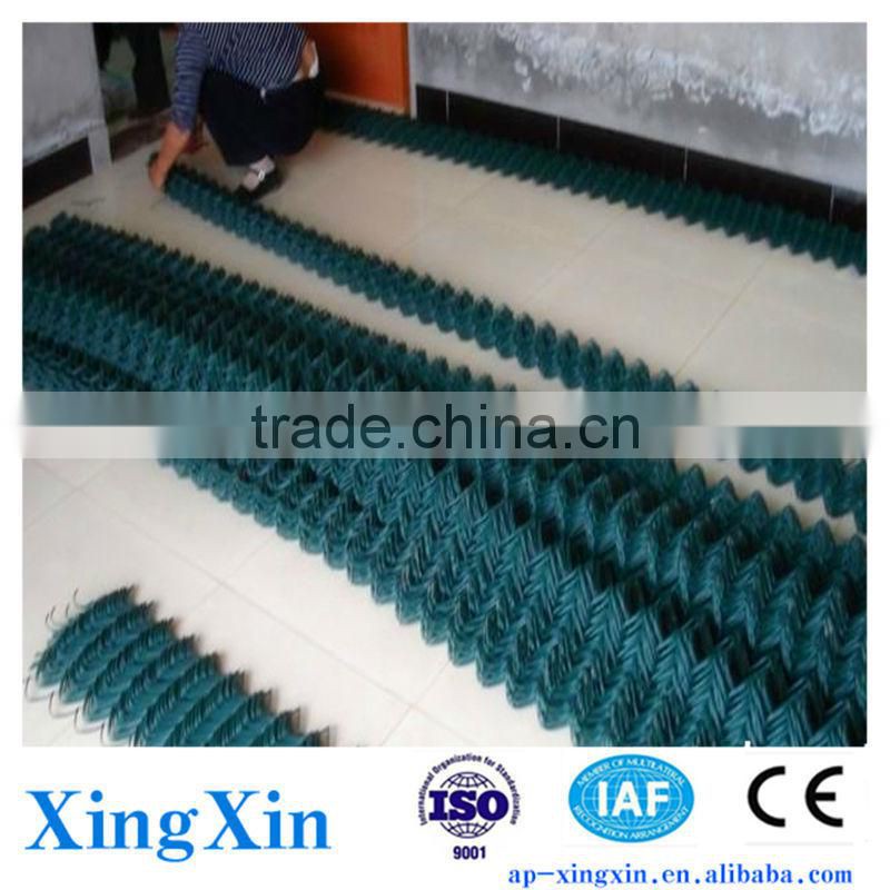 large stock Square Wire Mesh Chain Link Fence, Chain Link Fence (Knuckle or Twist edge), heavy chain link fence (Pd - 026)