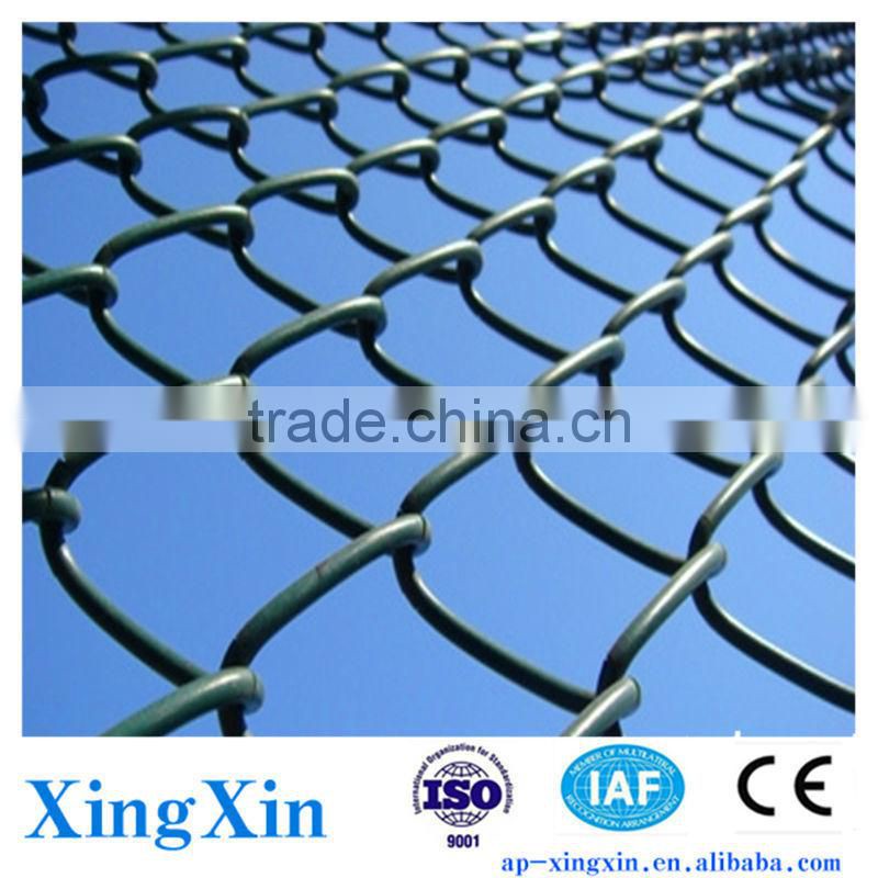Alibaba outdoor fence temporary, Wrapped Type Chain Link Fence, Chain Link Fence Weaving Mesh (Pd - 031)