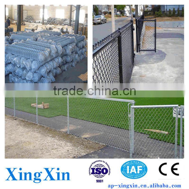 Alibaba outdoor fence temporary, Wrapped Type Chain Link Fence, Chain Link Fence Weaving Mesh (Pd - 031)
