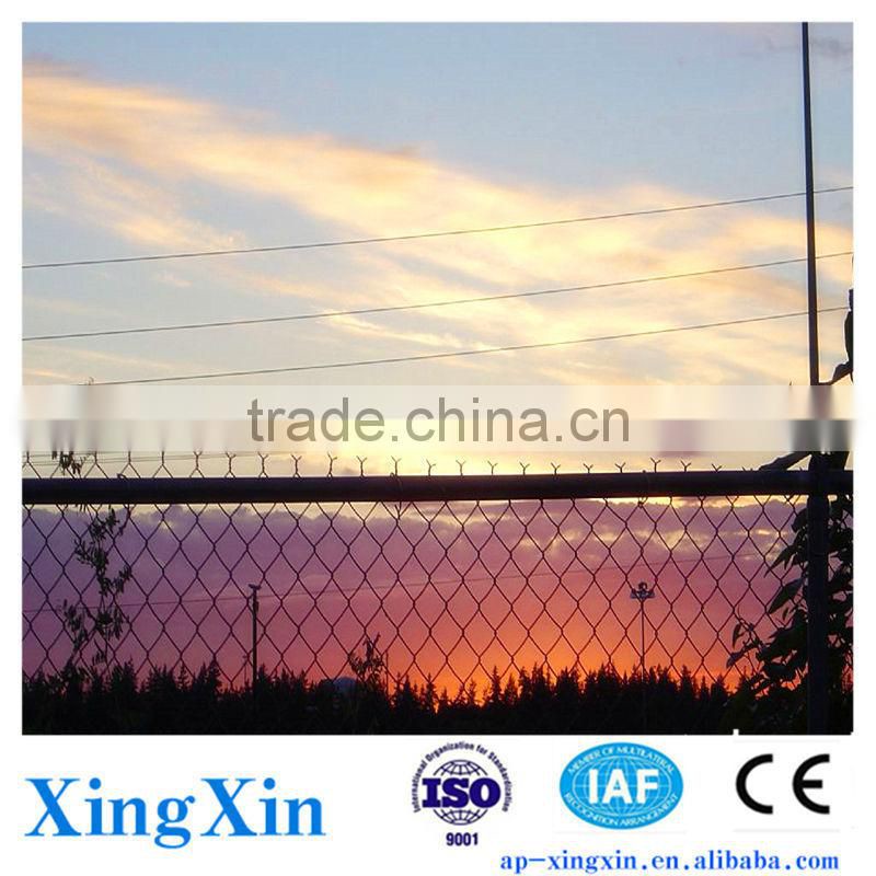 Alibaba outdoor fence temporary, Wrapped Type Chain Link Fence, Chain Link Fence Weaving Mesh (Pd - 031)