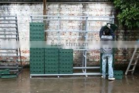 BAU500 green wall plastic flower pots, Automatic irrigation