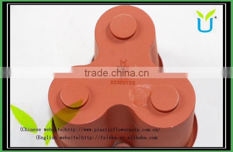 Hot sale plum blossom shape vertical gardening decorative wall hanging planters and flower pots