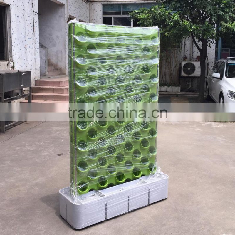 Double sided green wall system for office