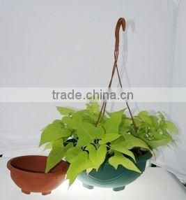 Factory sales the lowest price hanging basket ,plastic flower pots