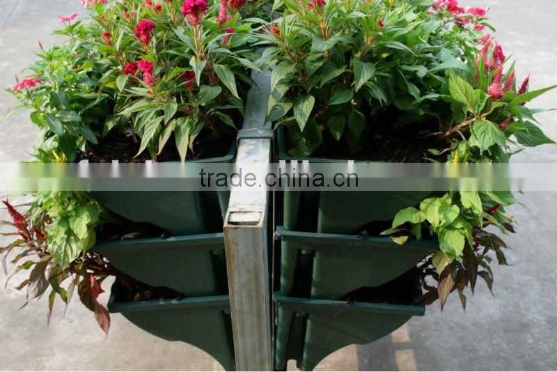 AUS500 balustrade planter, green wall plastic flower pots