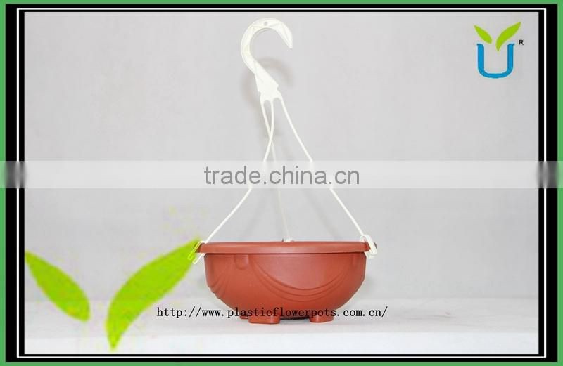 Factory sales the lowest price hanging basket ,plastic flower pots