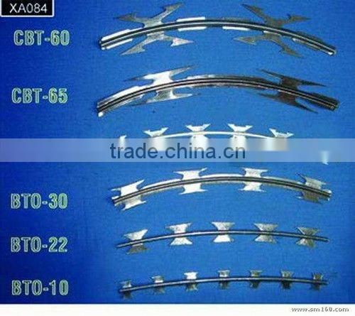 Flat Razor Barbed Wire goods in stock (strict quality control system)