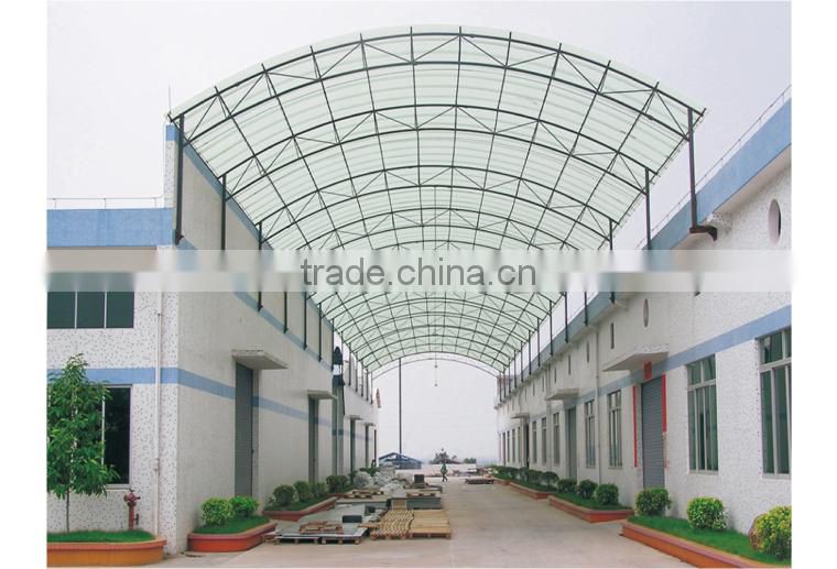 Fiberglass reinforced flexible transparent corrugated plastic roof sheet