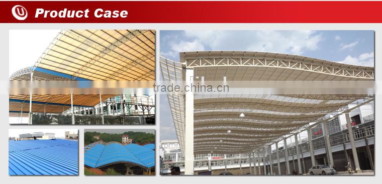 Good impact resistance heat resistant corrugated roofing sheet