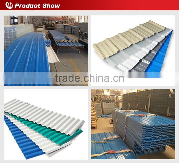 Good impact resistance heat resistant corrugated roofing sheet