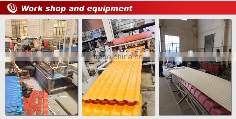 Good impact resistance heat resistant corrugated roofing sheet