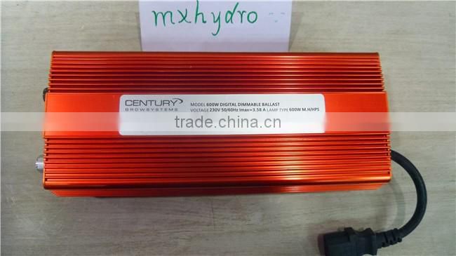 MH HPS lamp dimming Electronic Ballast for green house / Hydroponics Dimmable Electonic Ballast 600W for HPS MH