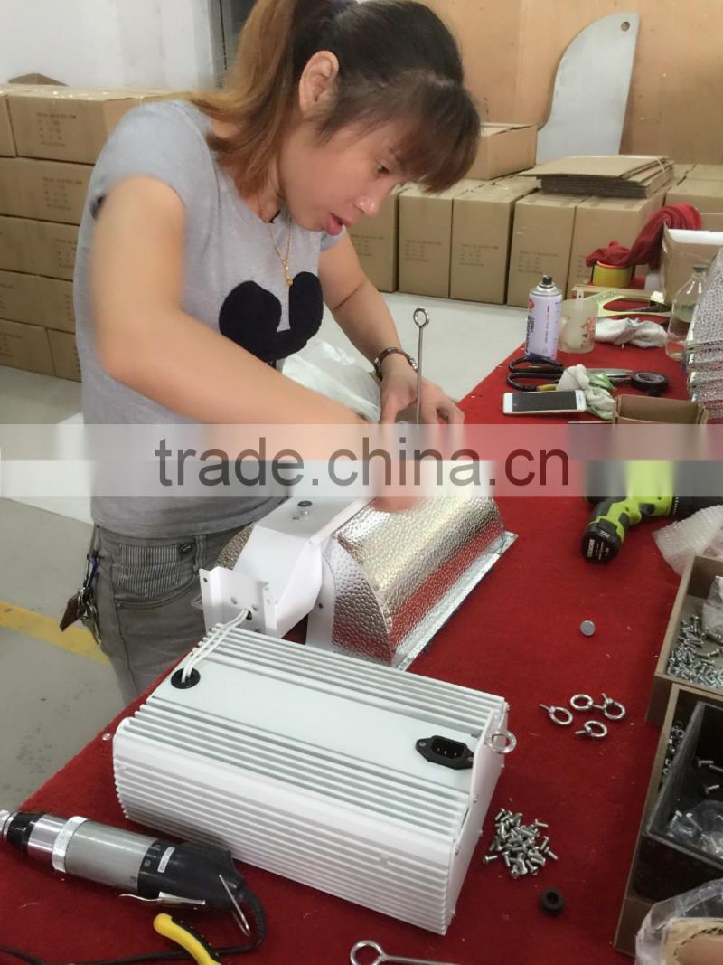 1000W HPS MH Electronic Ballast for Hydroponics with Reflector Set