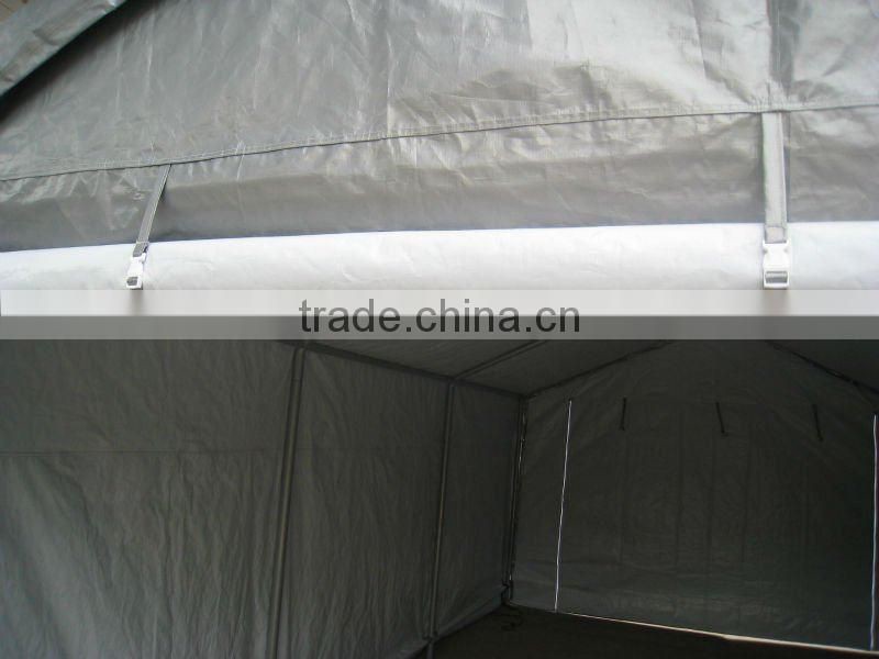 12'x20' steel structure PE car parking shelter