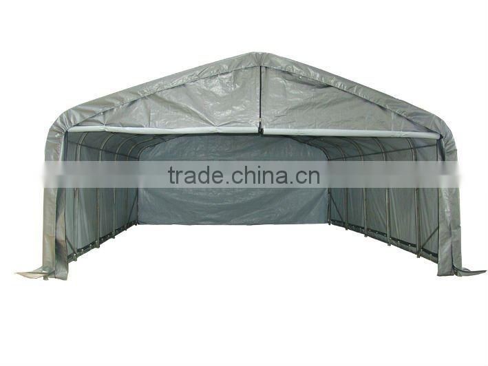 20'x20' steel structure PE car parking shelter