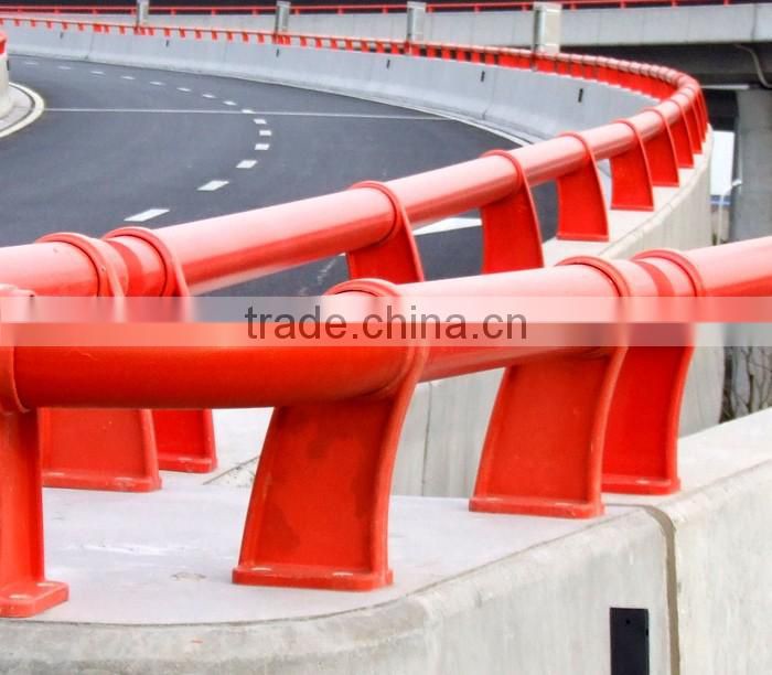European Standard test highway Fiberglass crash barrier