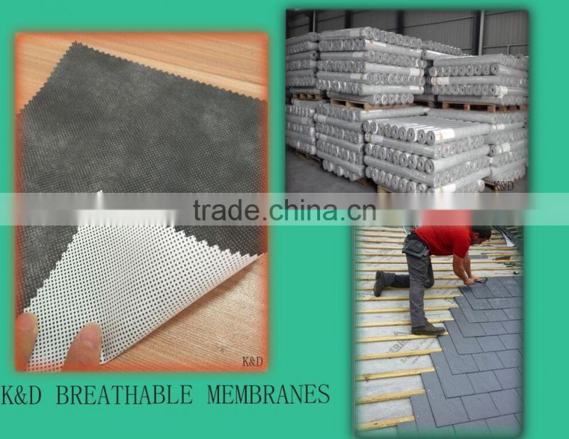 waterproof and breathable roofing membrane roofing underlayment