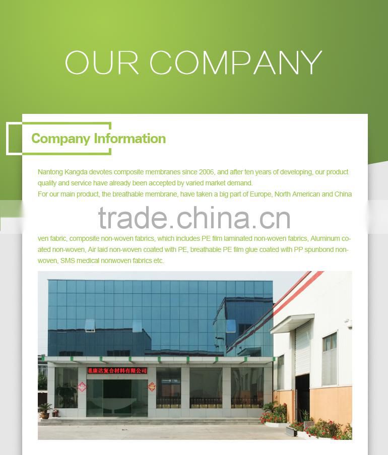 waterproof and breathable roofing membrane roofing underlayment