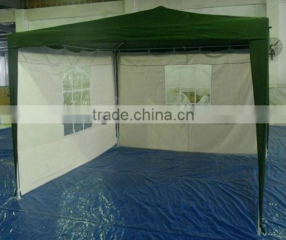 3x3m 140g Polyester gazebo with 2 pcs sidewall