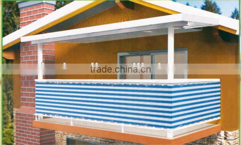 High quality HDPE balcony enclosure nets Protection of privacy ,Effectively reduce sunlight and ultraviolet