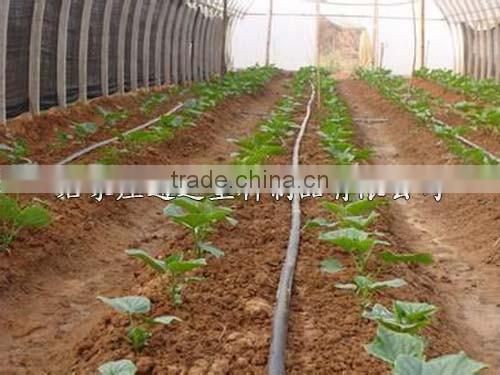 Drip pipe with round dripper