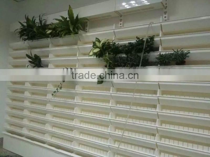 green wall system vertical hanging garden grass wall with planter and ECO green wall