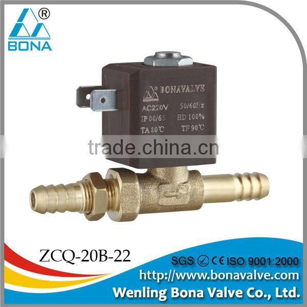 3/8" 1/2" 3/4" 1" brass solenoid valve ZCQ-09B