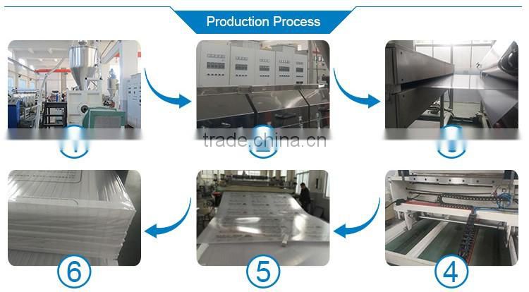 4mm good light tinted plastic roofing sheet