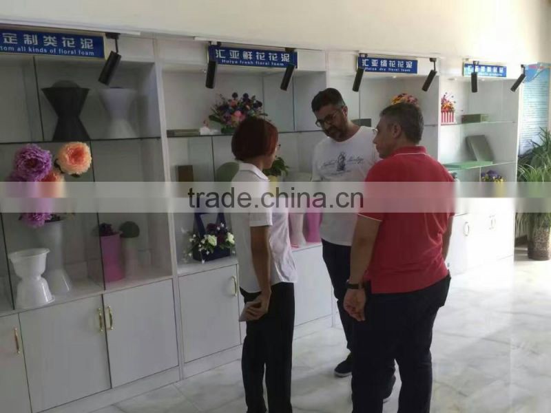 HUIYA high quality green wet floral foam for flower